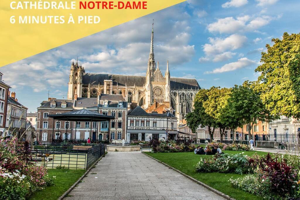 Charmant T2 Hyper-Centre, Netflix, Gare Amiens Exterior photo